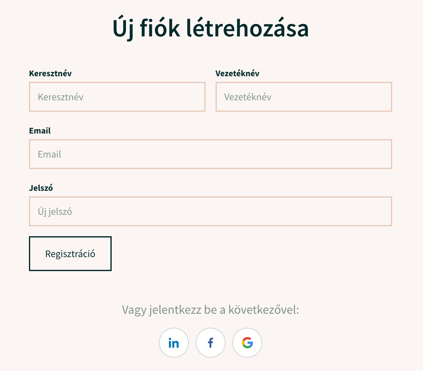 Regisztráció