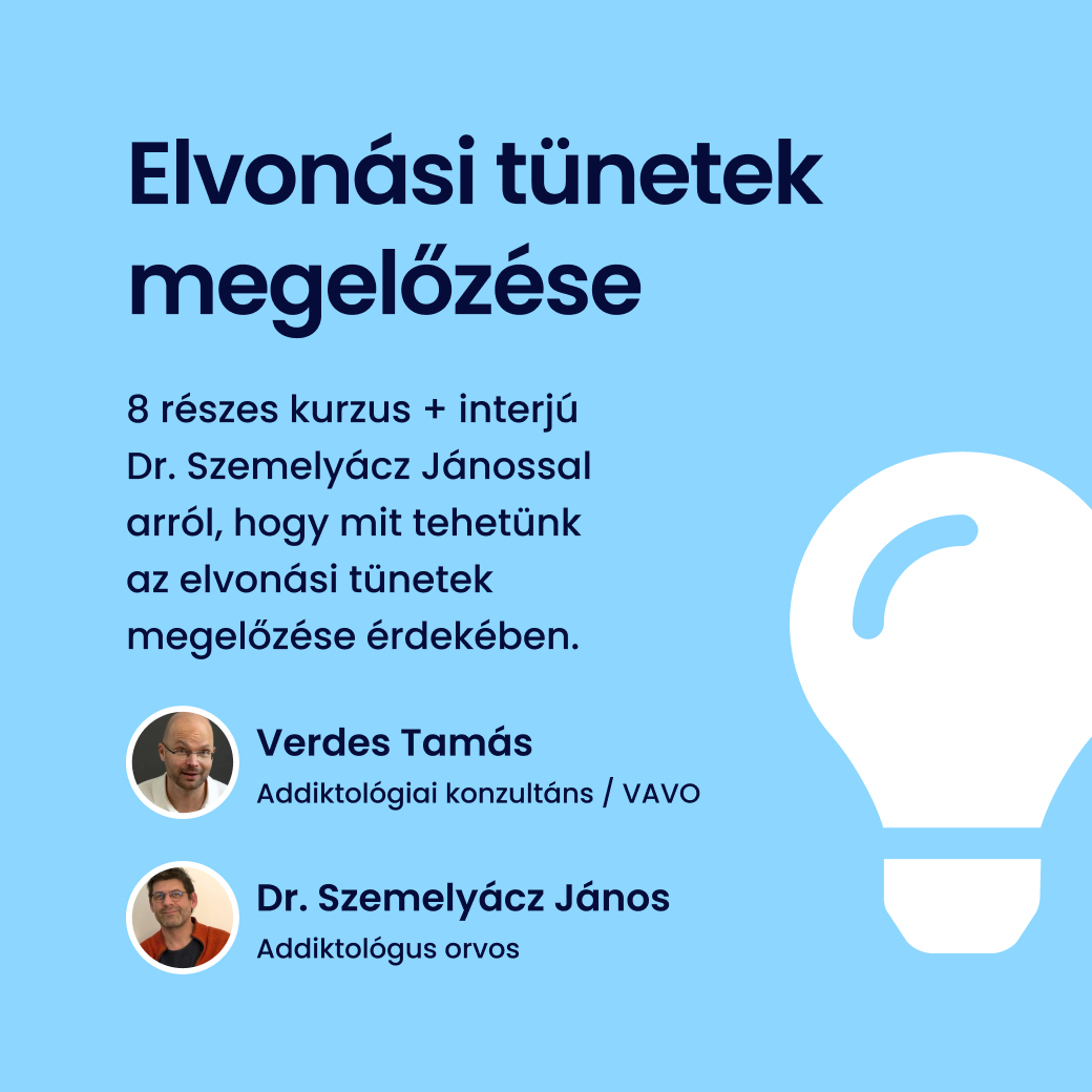 elvonási tünetek kezelése